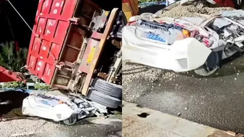 琼海博鳌东线高速车祸